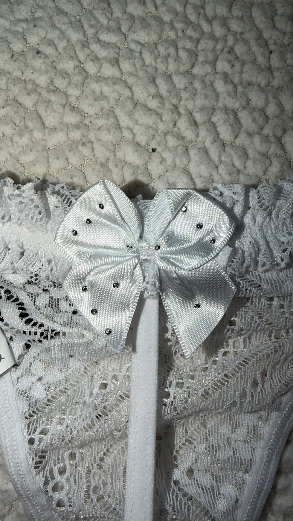 Thumbnail: Luxe Bow Strass Thong