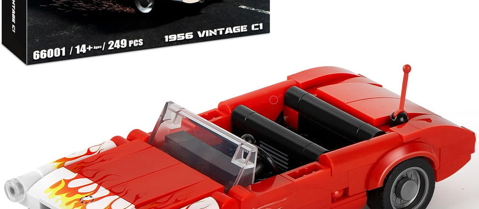 Speed Champions Sports Car Building Set – 249PCS Classic Racing Car Model Kit, Collectible Display Construction Toy, Fun to Build Sports Vehicle Gift