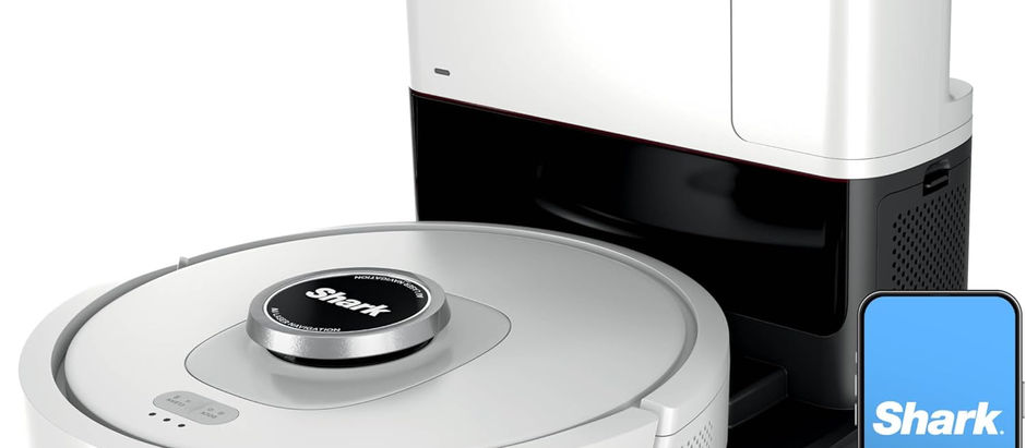 Shark AI Ultra Voice Control Robot Vacuum with Matrix Clean Navigation, Home Mapping, 60-Day Capacity, XL Self-Empty Base for Homes with Pets, Carpet & Hard Floors, Cool Grey