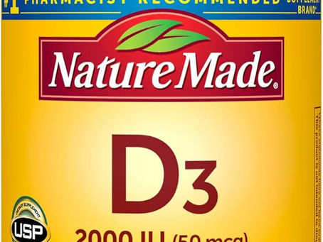 Nature Made Vitamin D3 2000 IU (50 mcg), Vitamin D Supplement for Bone, Teeth, Muscle and Immune Health Support, 90 Softgels, 90 Day Supply