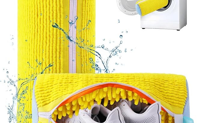 Shoe Washing Machine Bag,Shoe Laundry Bags for Sneakers, Reusable Shoe Cleaning Bag for All Shoe Sizes
