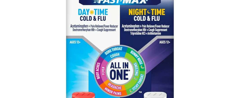 Mucinex Fast-Max Maximum Strength Day & Night Cold and Flu Medicine for Adults, Powerful Over-The-Counter Medication for Cold & Flu Symptoms, Fast Release Caplets, 40 Count