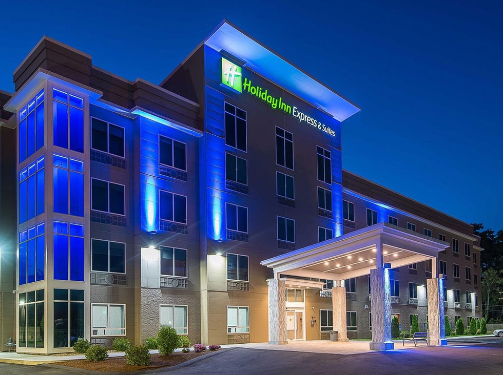 holiday inn express hotel blue up light hallmark down du sq hw24 