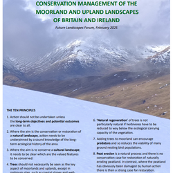 Guest Blog by The Future Landscapes Forum: 10 Ecological Principles to Guide the Conservation Management of the Moorlands and Uplands