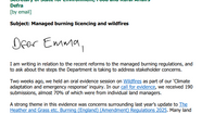 Parliament Is Now Asking the Right Questions: How Will Defra Manage Wildfire Risk If Practical Fuel Management Is Blocked?