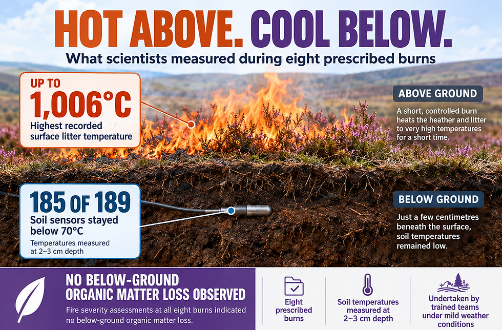 Science Confirms Controlled Burning Protects Moorland Soils and Carbon