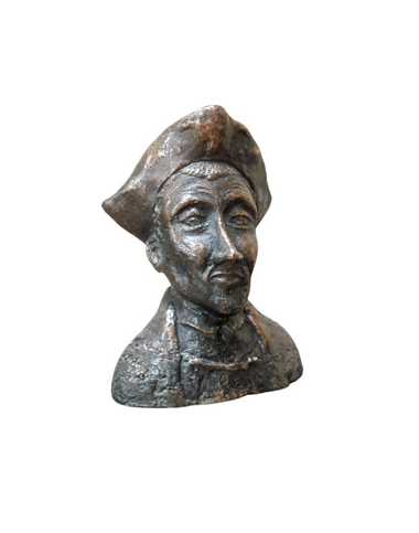 Beeld Brons Thomas a Kempis 6x10x13 €650,00