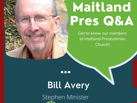 Meet Stephen Minister Bill Avery