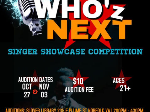 ROMO Entertainment presents...... WHOz NEXT, Singers talent Competition and Showcase!!!