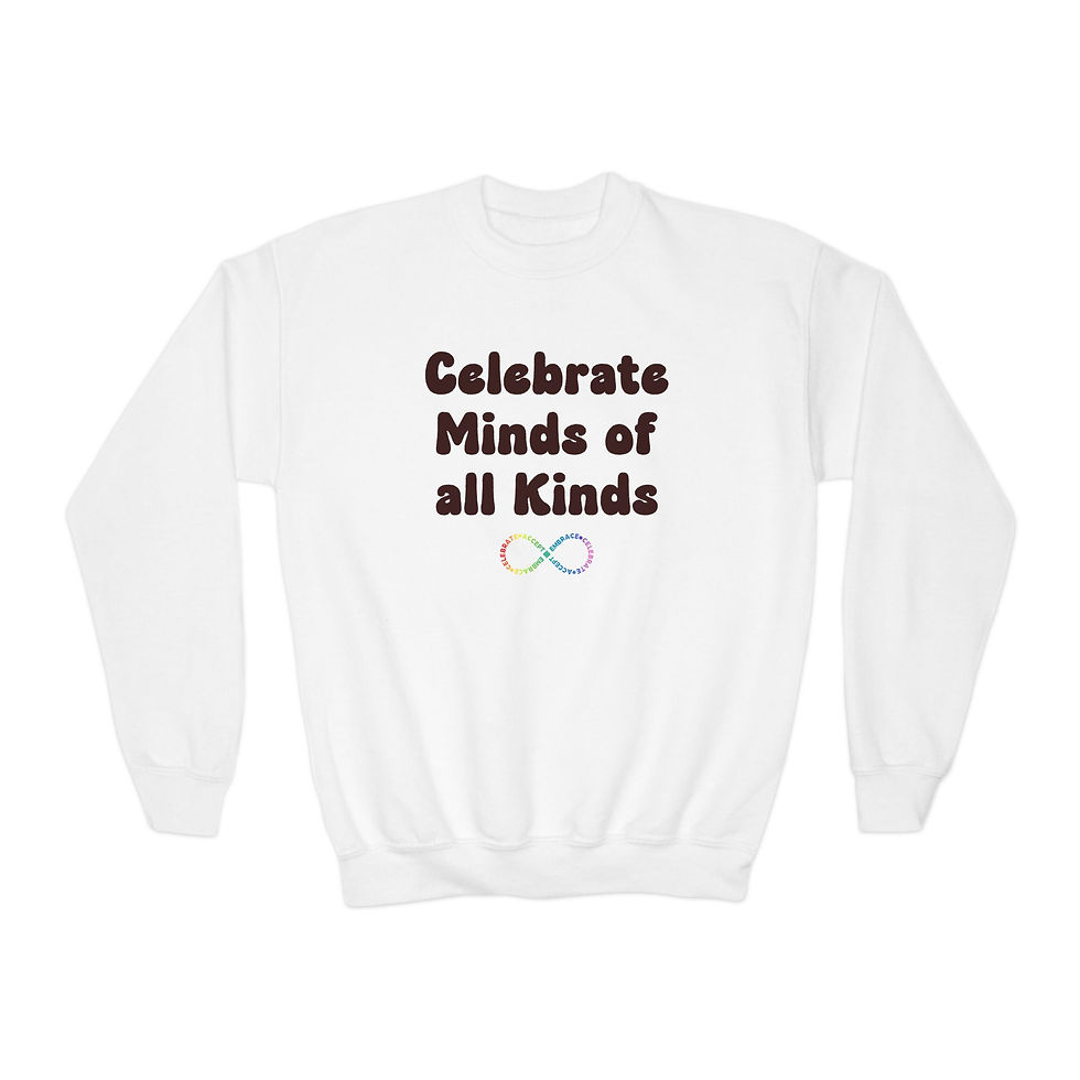 Thumbnail: Neurodiversity Youth Sweatshirt 2