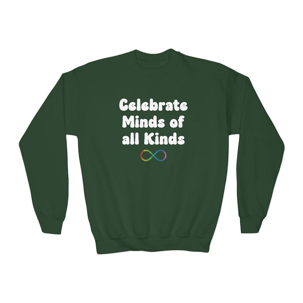 Thumbnail: Neurodiversity Youth Sweatshirt 2