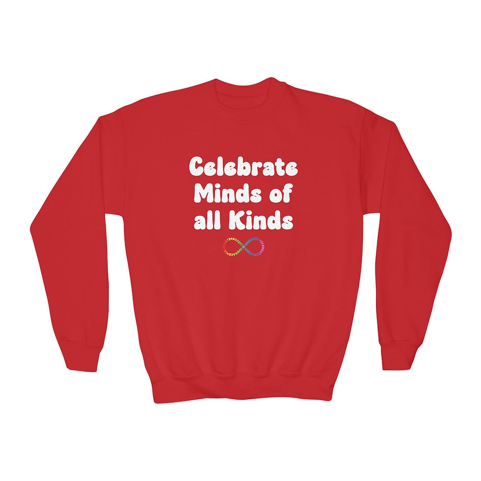 Thumbnail: Neurodiversity Youth Sweatshirt 2