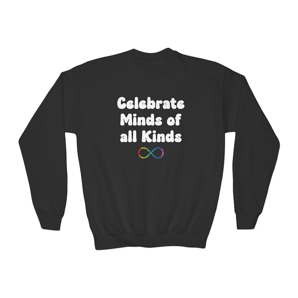 Thumbnail: Neurodiversity Youth Sweatshirt 2