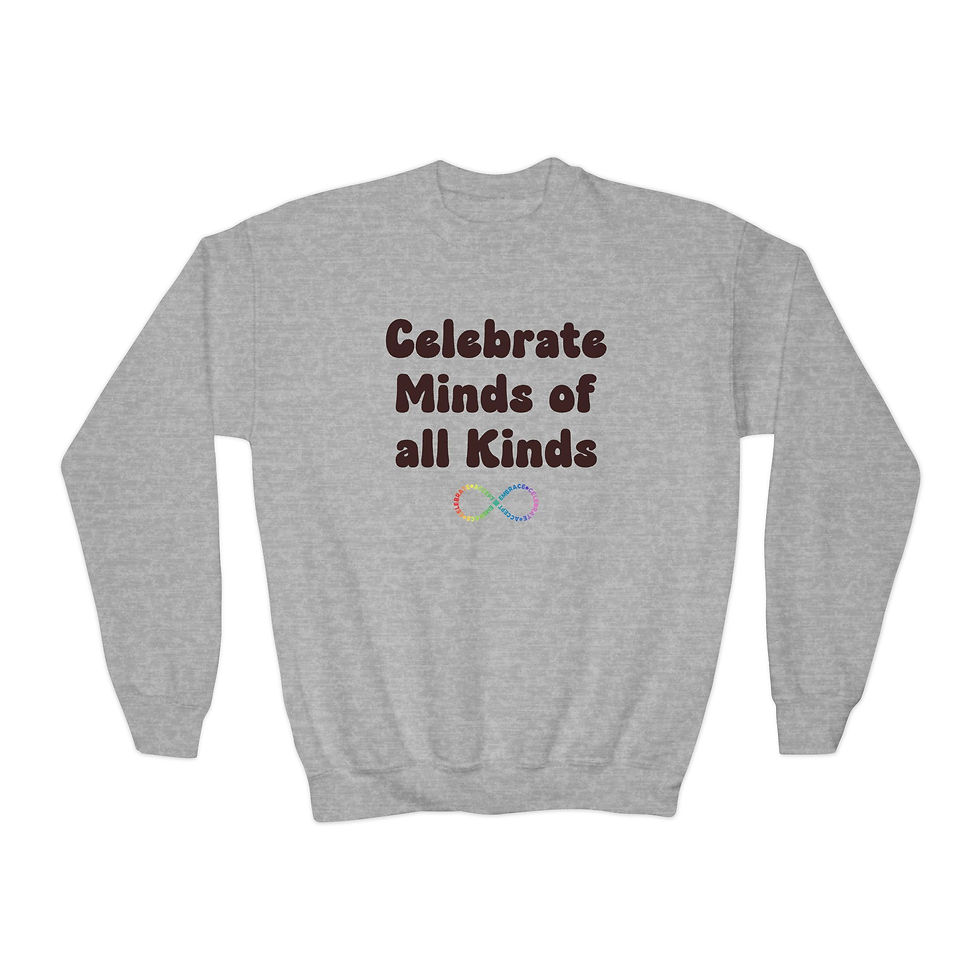 Thumbnail: Neurodiversity Youth Sweatshirt 2
