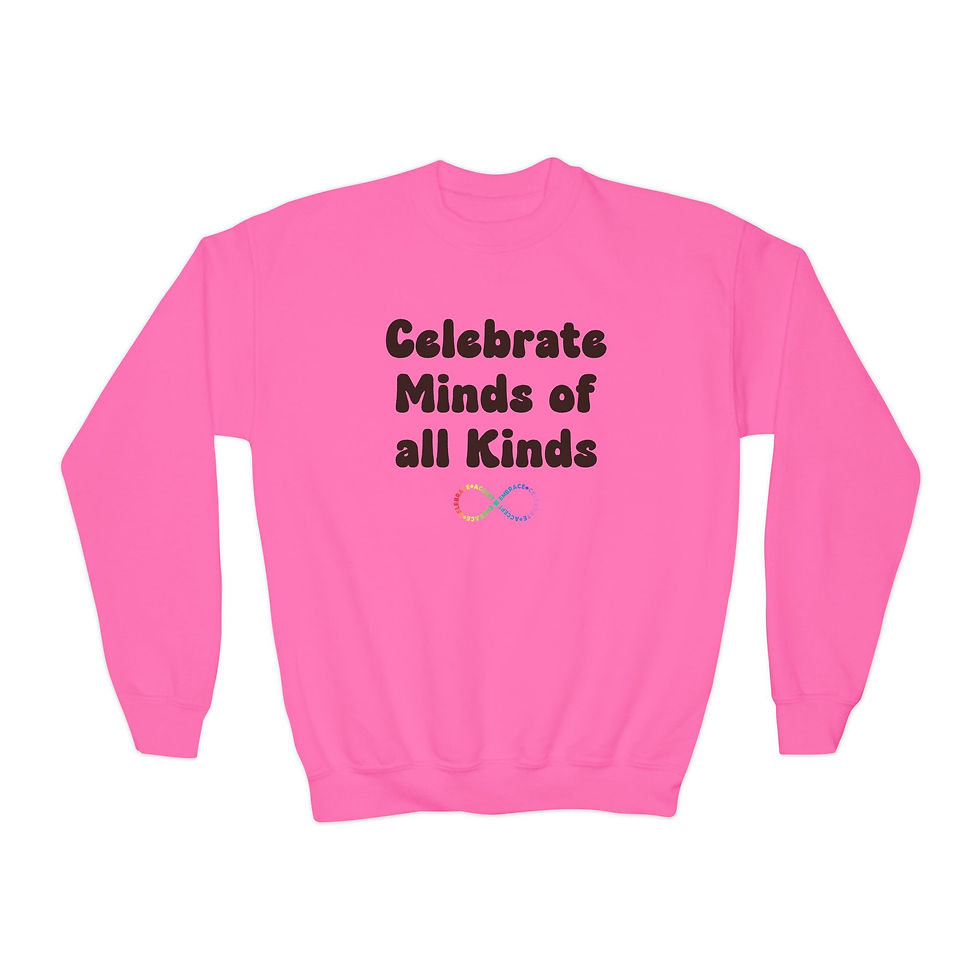 Thumbnail: Neurodiversity Youth Sweatshirt 2