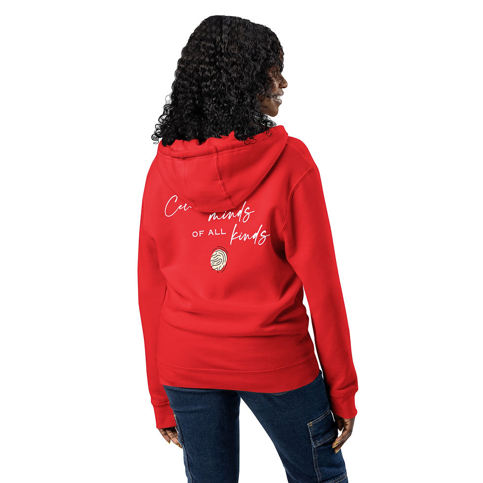 Thumbnail: Neurodiversity 2-Sided Adult Full Zip Hoodie