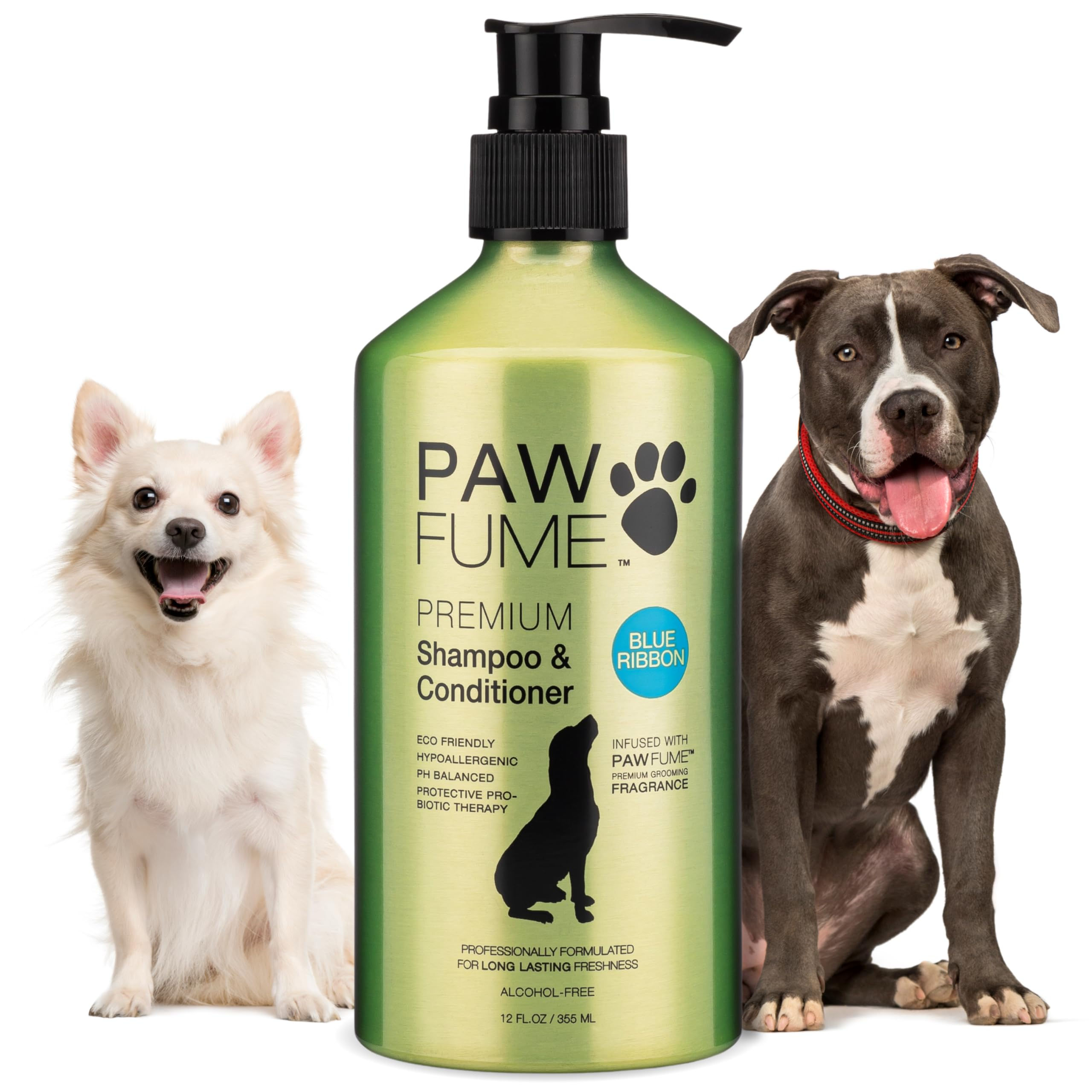 Pawfume Dog Shampoo and Conditioner – Hypoallergenic Dog Shampoo for Smelly Dogs