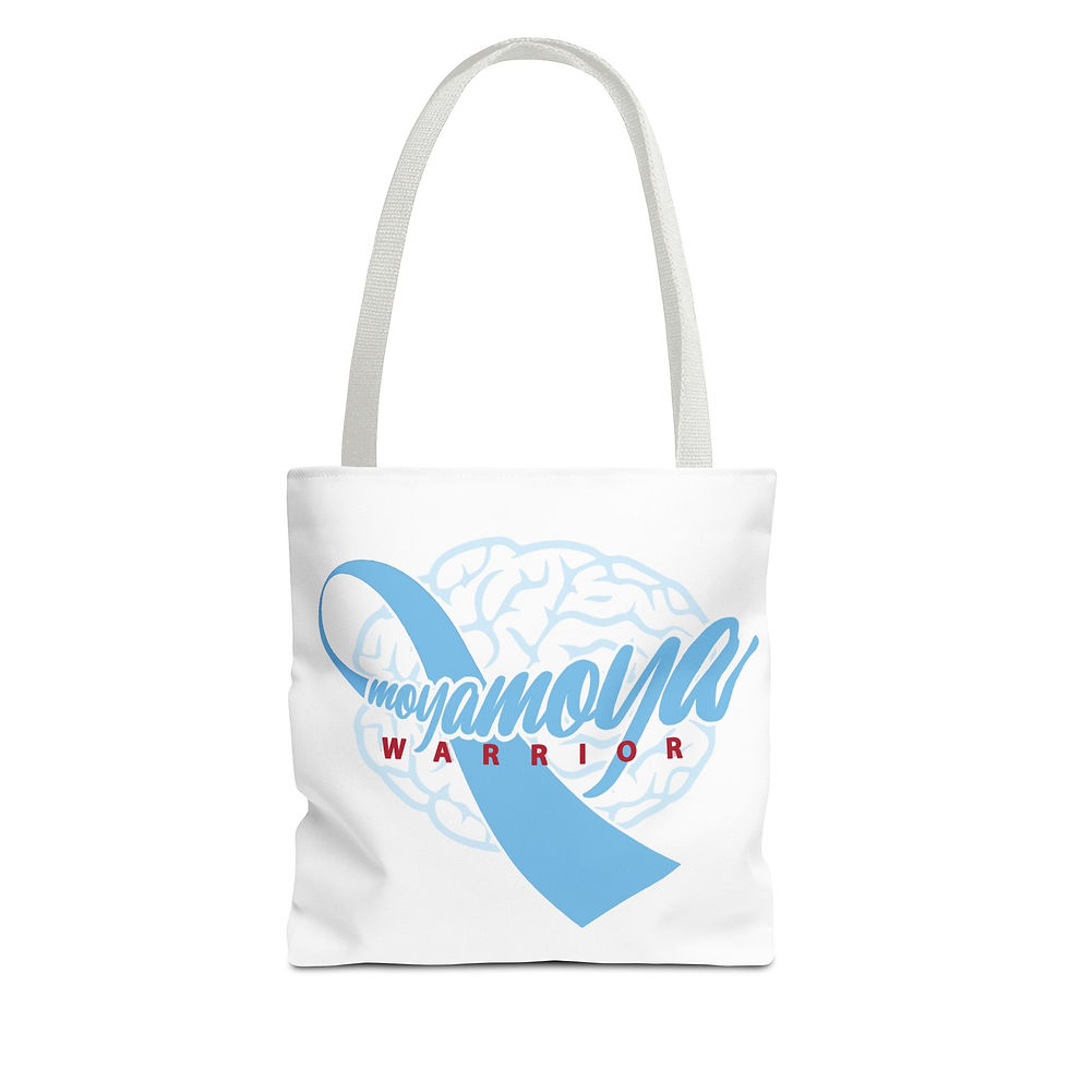 Thumbnail: 2-Sided Tote: World Moyamoya Day & Moyamoya Warrior