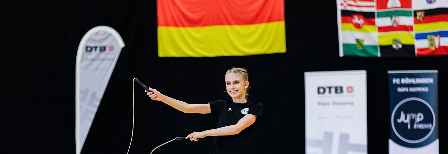 Nelly Opitz beim Wettkampf / Nelly Opitz competing