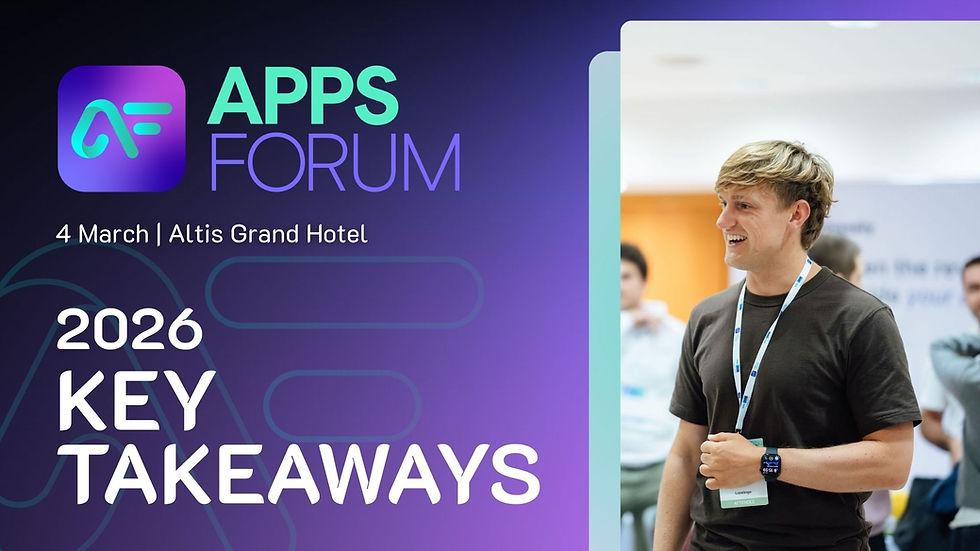 Key Takeaways from Appsforum Lisbon 2026 