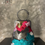 Thumbnail: KIMONO pouch bag　椿二色