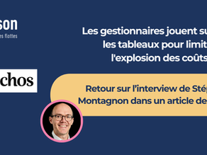 La maitrise des couts est devenue une des principales preoccupations des gestionnaires de flottes