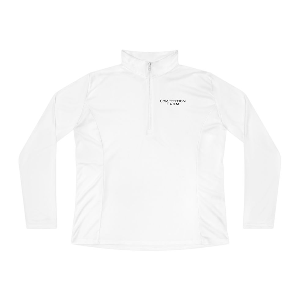 Thumbnail: Ladies Quarter-Zip Pullover - Competition Farm Branded Riding Shirt