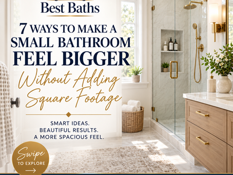 How to Make a Small Bathroom Feel Bigger Without Adding Square Footage
