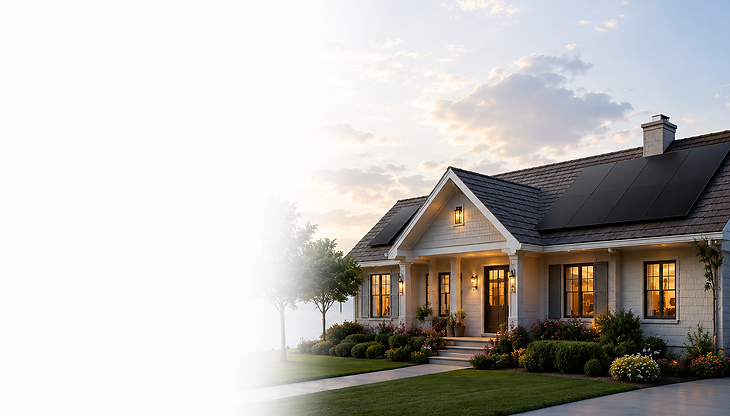 Home with solar