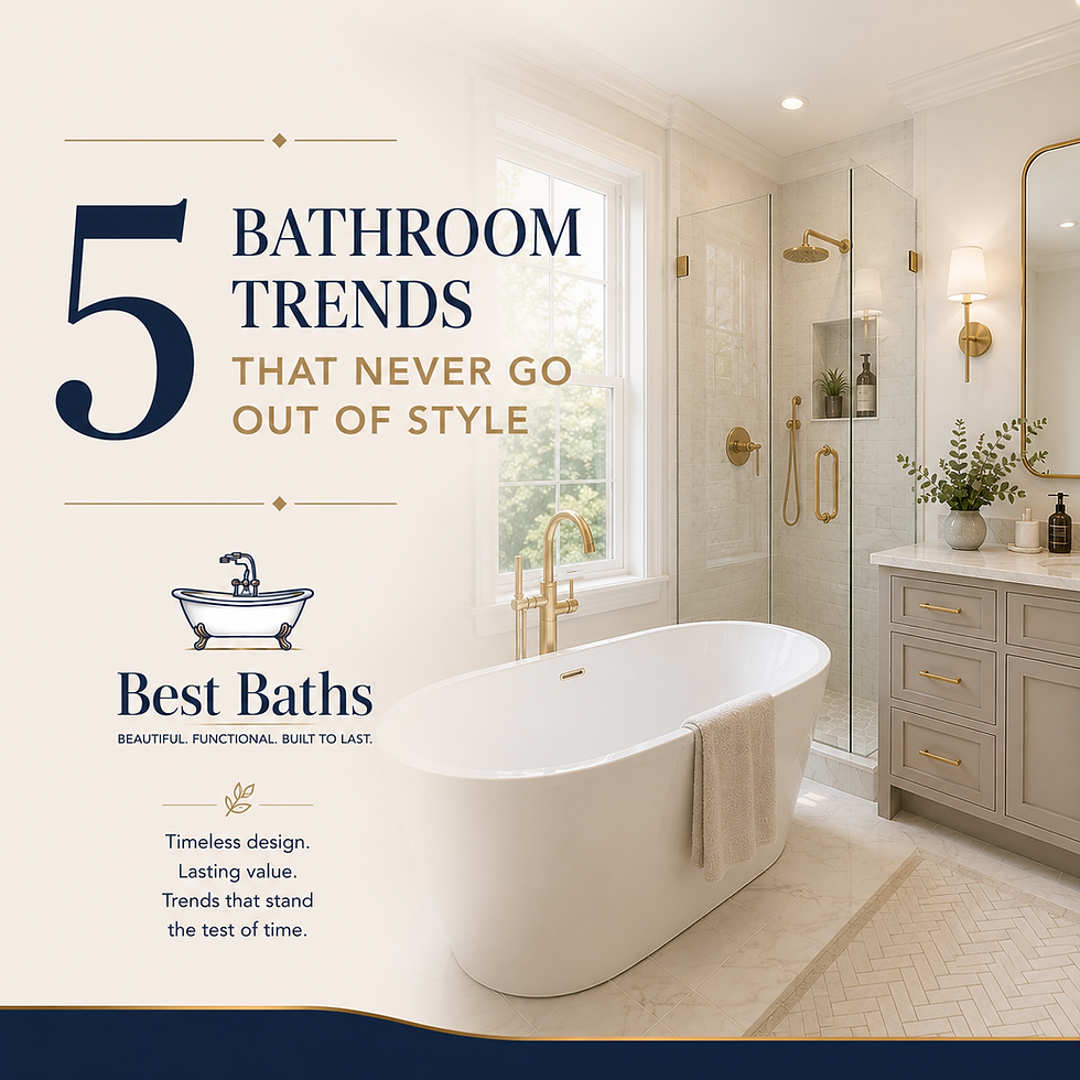 5 Bathroom Trends That Never Go Out of Style