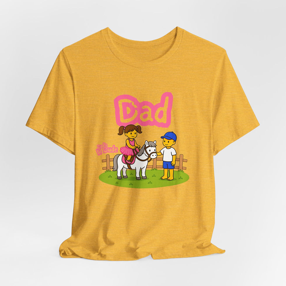 Thumbnail: Dad's lil Girl Pony Ride T-Shirt — Perfect for Dads & Daughters
