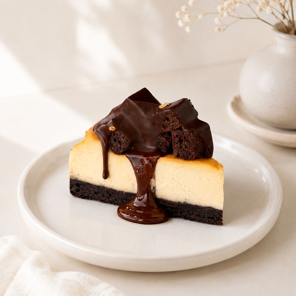ภาพขนาดย่อ: Brownie cheesecake