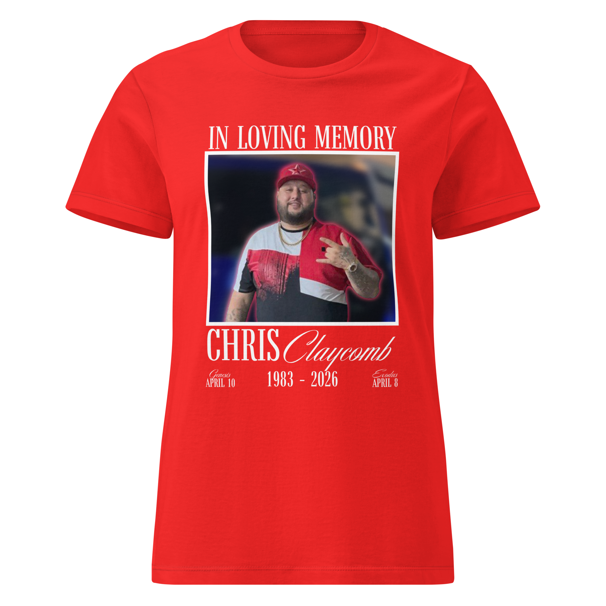 White Mike Photo Memorial Women's Shirt 3