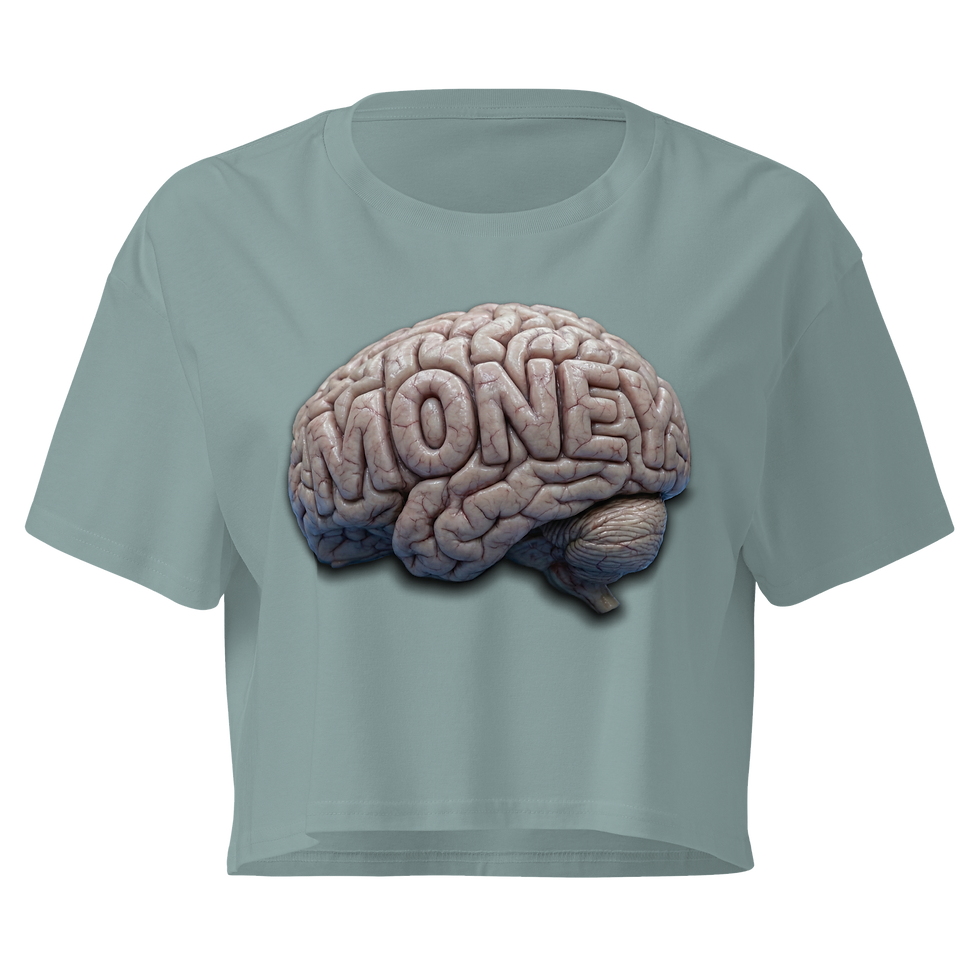 Thumbnail: Women’s Money Thoughts Crop Top