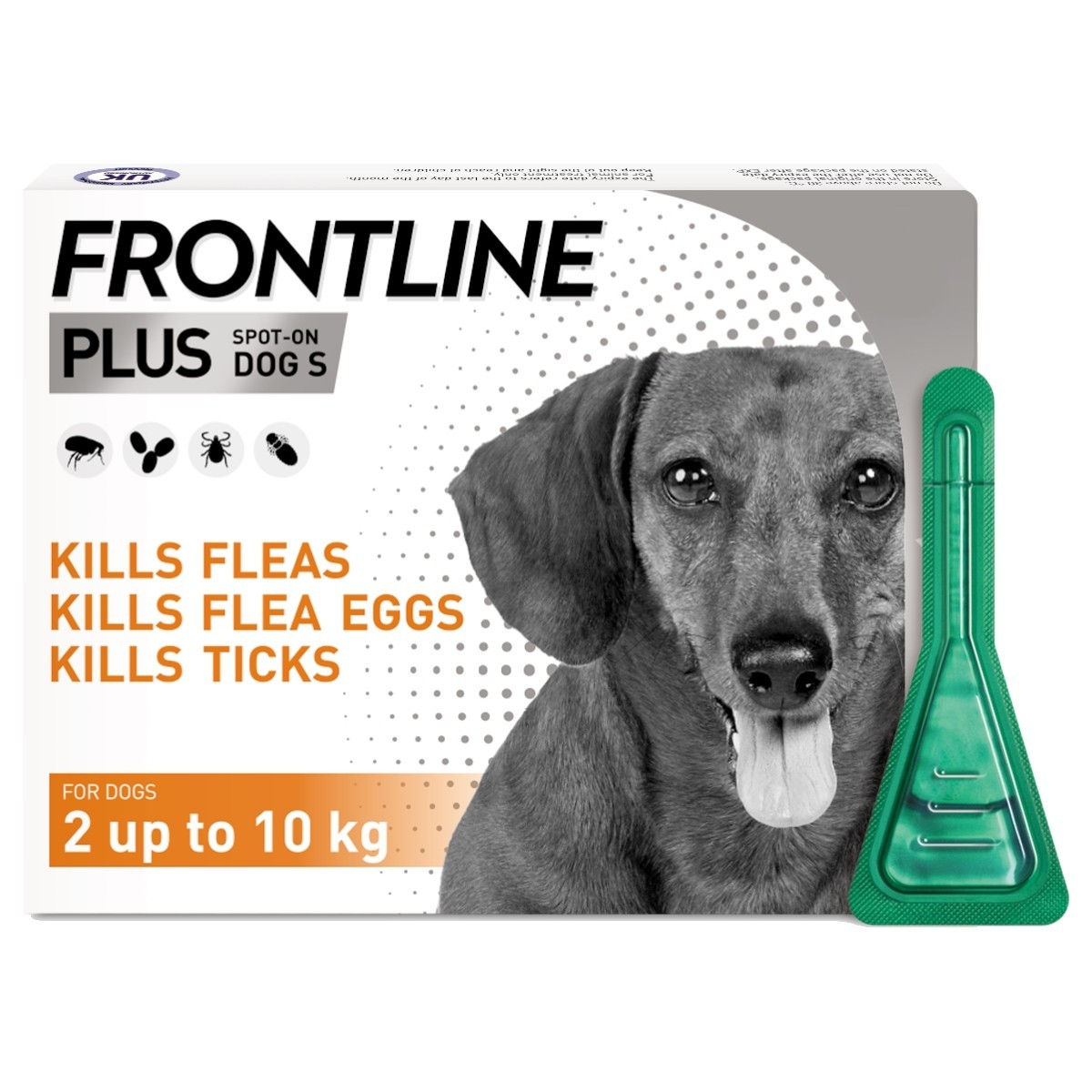 FRONTLINE Plus Flea and Tick Treatment for Small Dogs