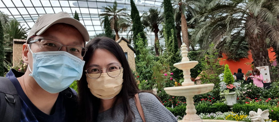 No bed of roses @ Flower Dome