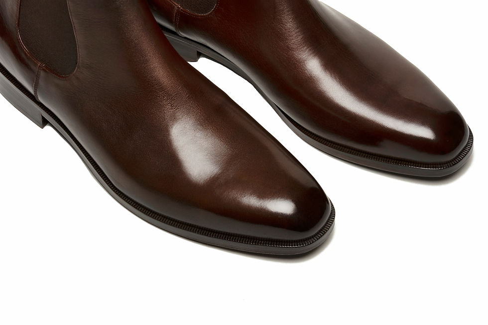 Miniatura: Botas Chelsea café