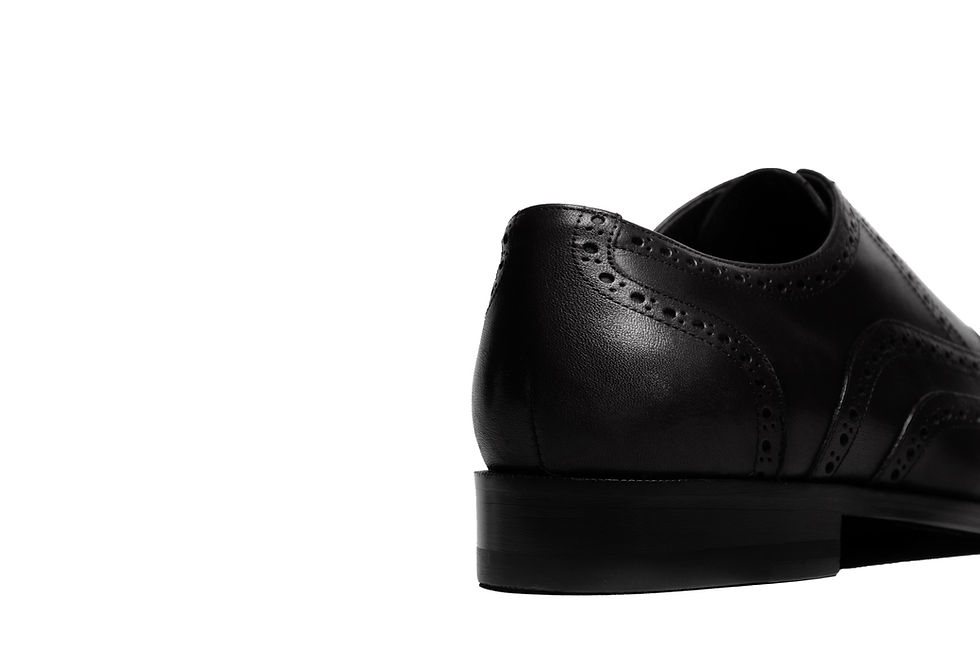 Miniatura: Oxford wingtip negro
