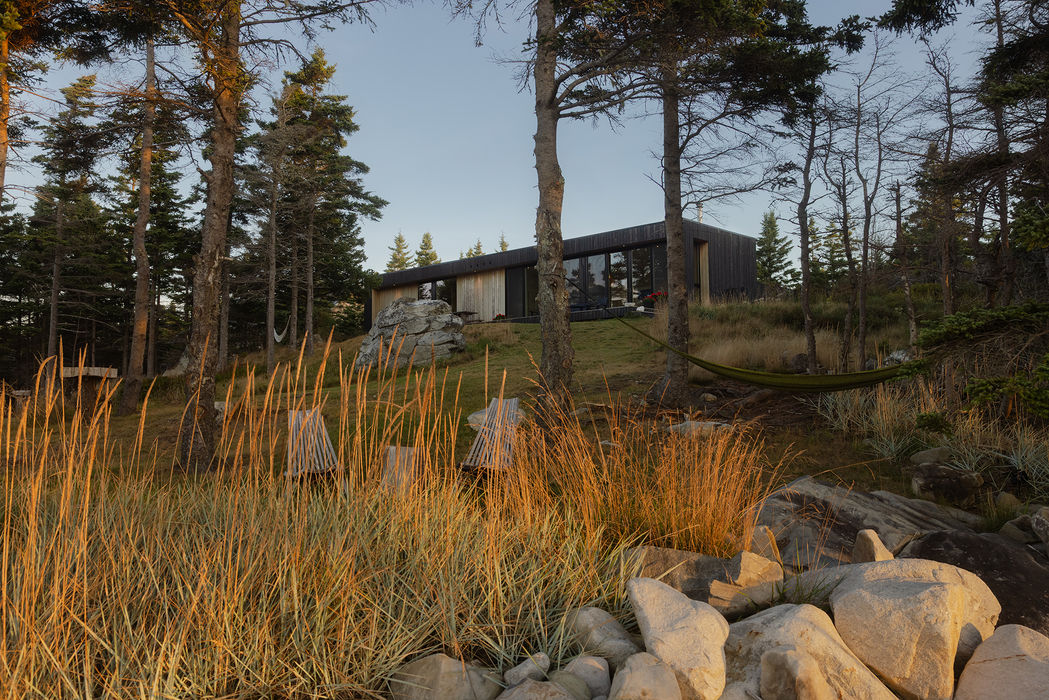 Architecture pre-fab house in Nova Scotia designed by East Cost Modern.