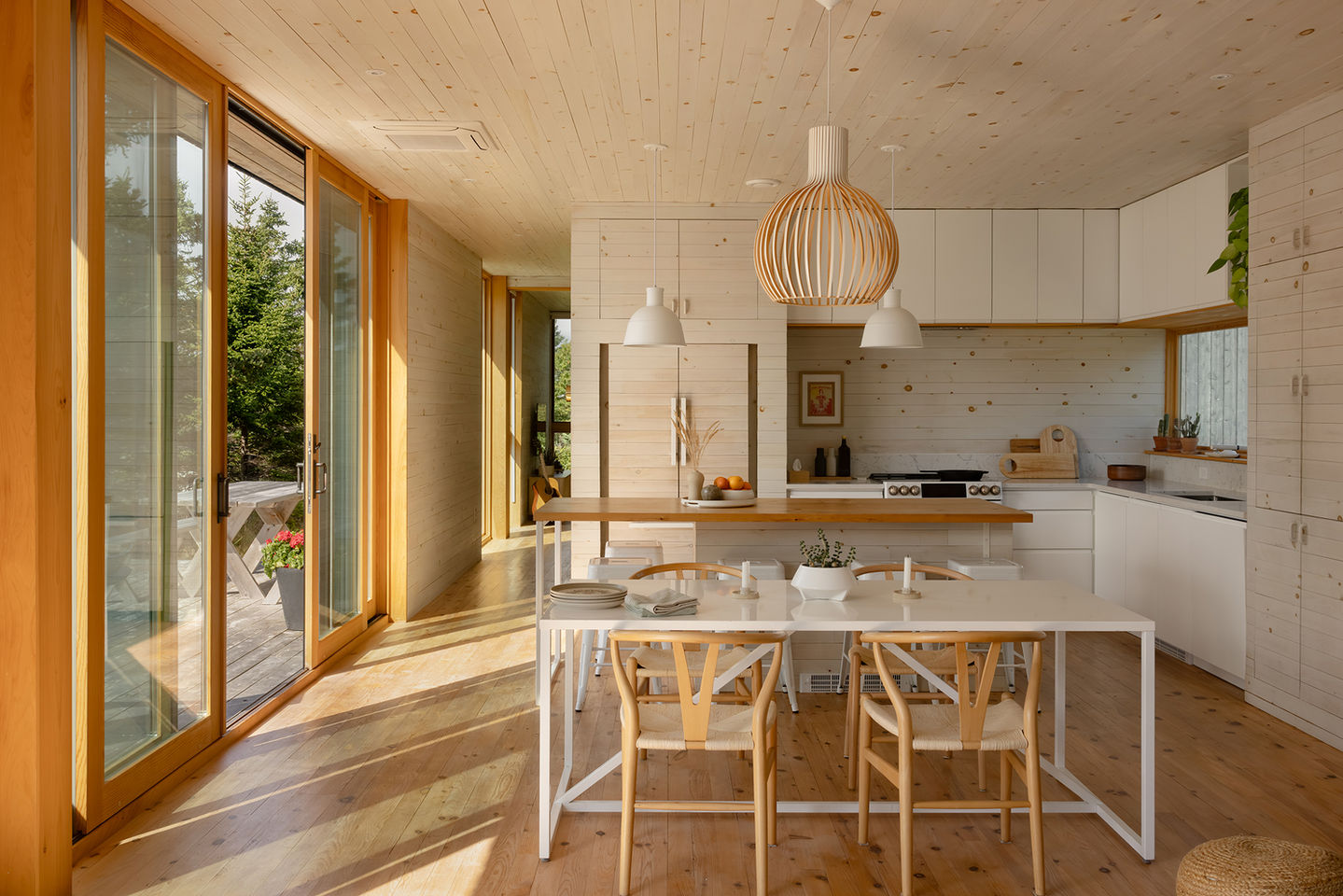 Architecture pre-fab house in Nova Scotia designed by East Cost Modern.