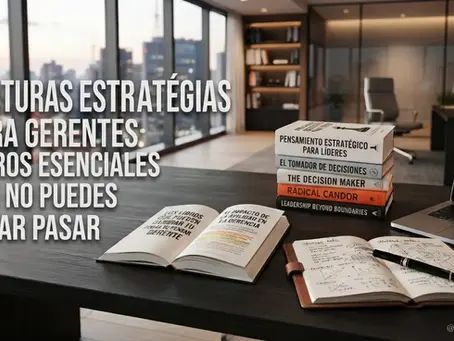 Lecturas estratégicas para gerentes: libros esenciales que no puedes dejar pasar