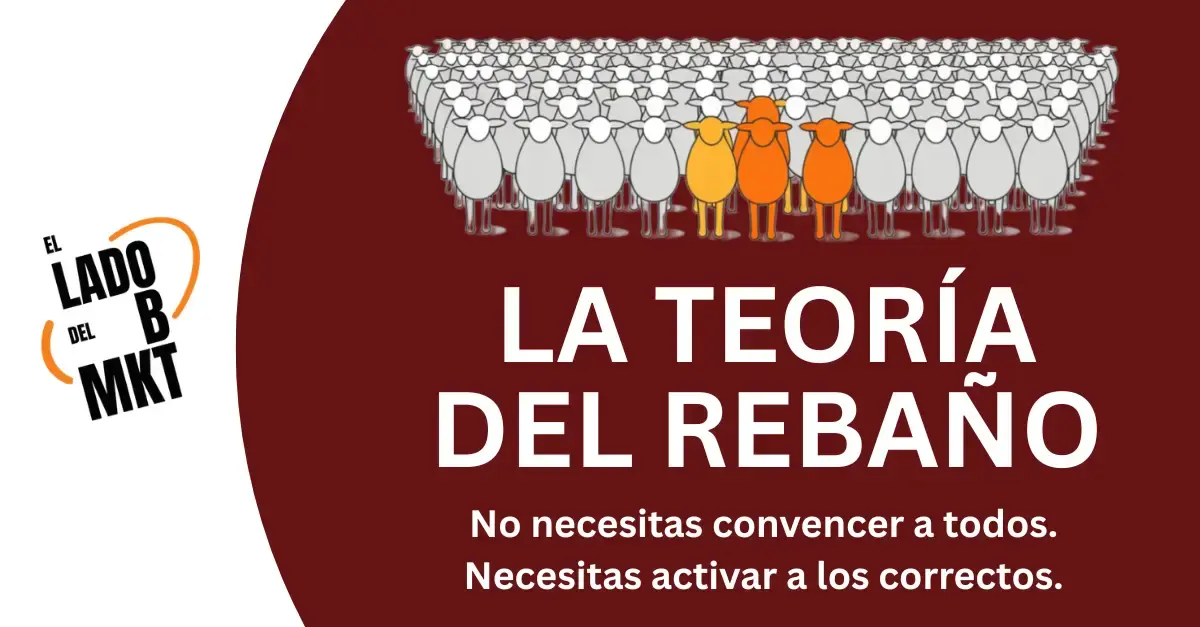 LA TEORÍA DEL REBAÑO: No necesitas convencer a todos. Necesitas activar a los correctos.