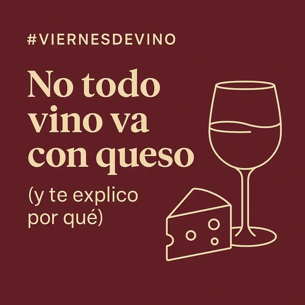 No todo vino va con queso (y te explico por qué)