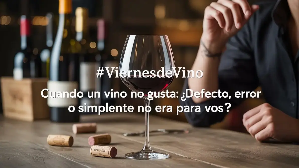 Cuando un vino no gusta: ¿defecto, error o simplemente no era para vos?