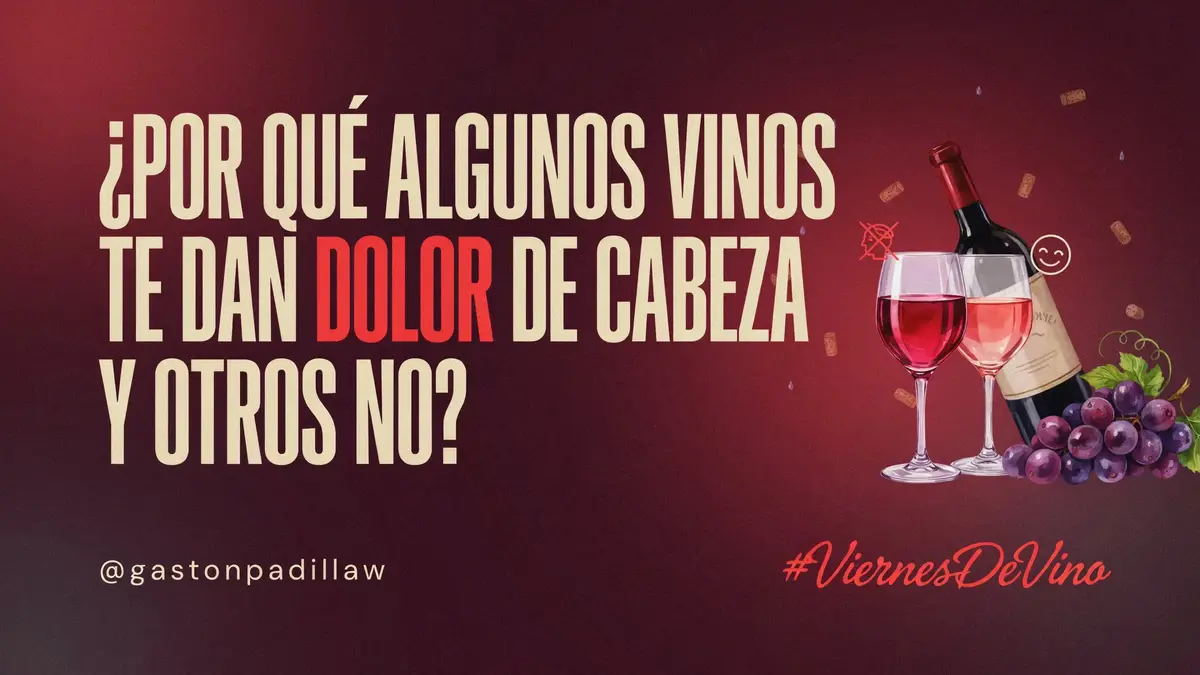 ¿Por qué algunos vinos te dan dolor de cabeza y otros no?