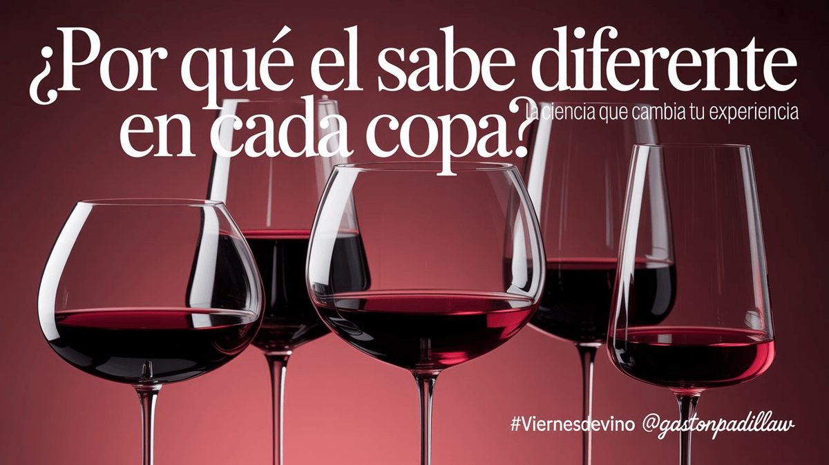 ¿Por qué el vino sabe diferente en cada copa? La ciencia que cambia tu experiencia