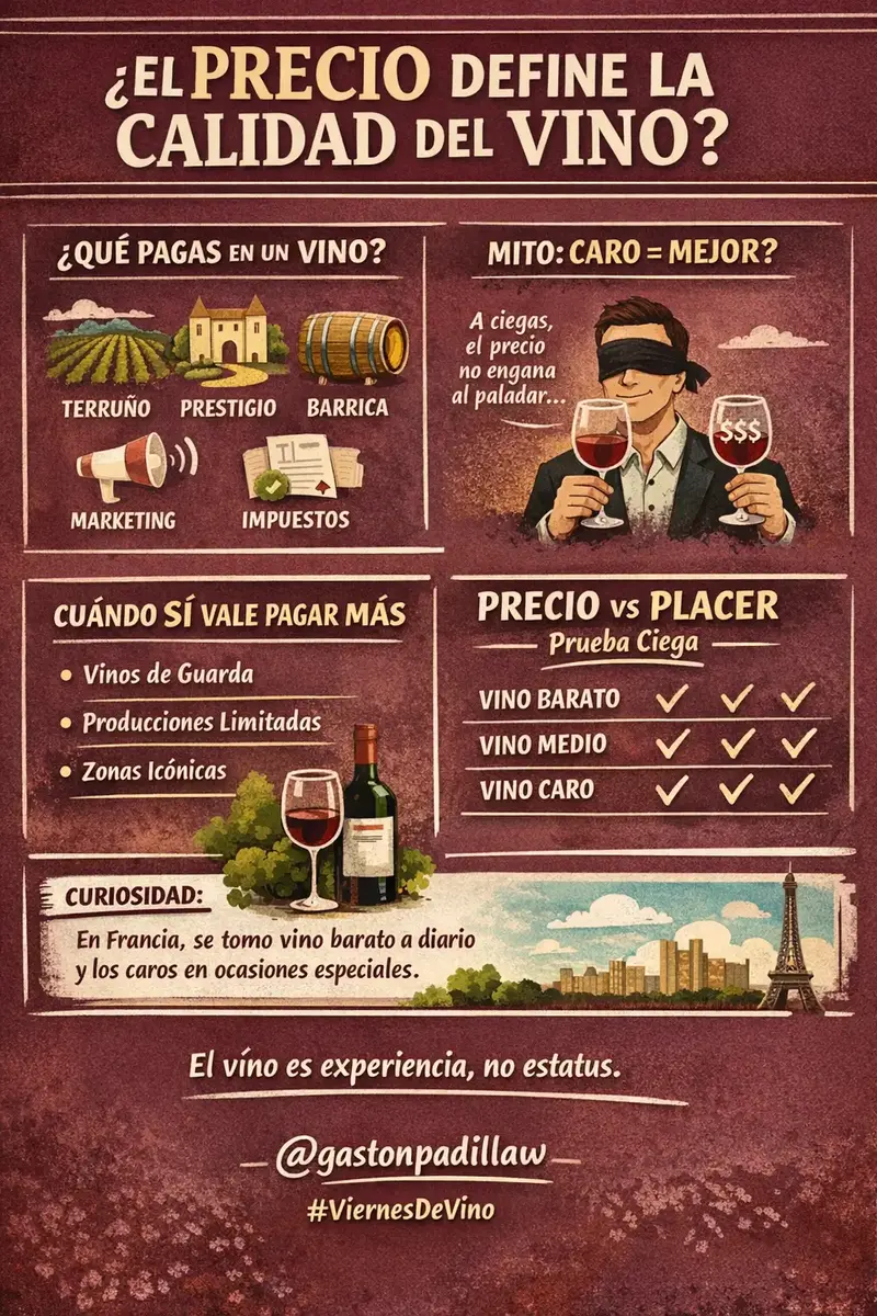 ¿El precio define la calidad del vino?
