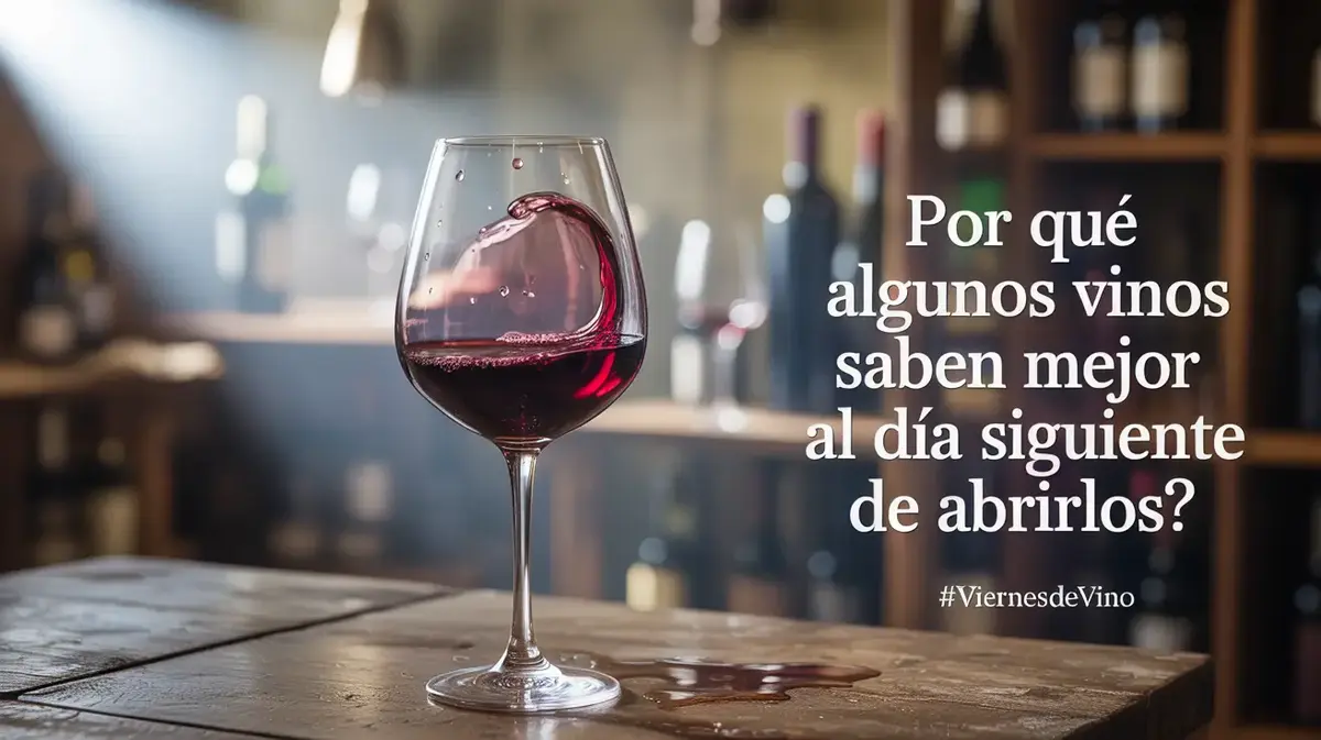 ¿Por qué algunos vinos saben mejor al día siguiente de abrirlos?