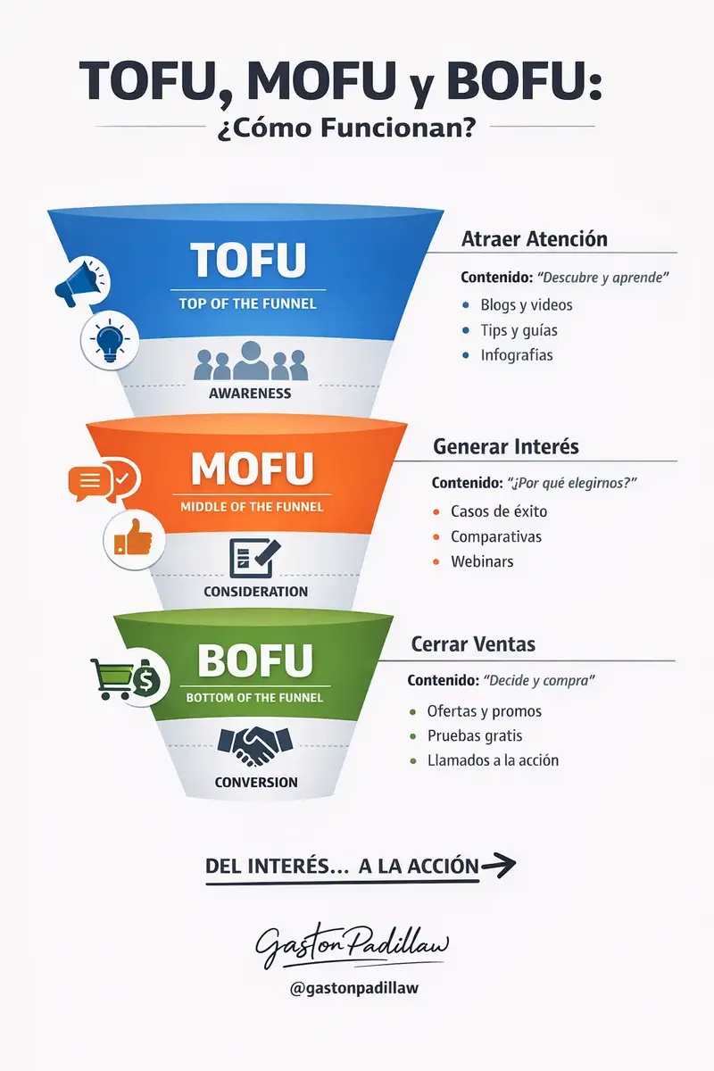 ¿Qué carajos es TOFU, MOFU y BOFU… y por qué están frenando tus ventas?
