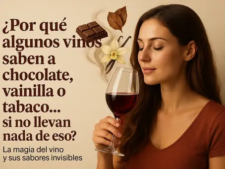 ¿Por qué algunos vinos saben a chocolate, vainilla o tabaco… si no llevan nada de eso?